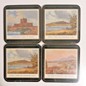 Pimpernel Northern Irish Coasters New Sealed Carrickfergus Castle Scrabo Mournes - Picture 1 of 6