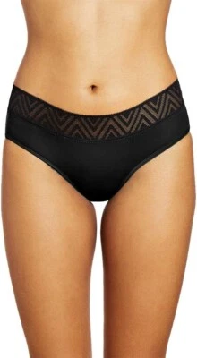 THINX PERIOD UNDERWEAR HIPHUGGER STYLE MODERATE FLOW SIZE 2XL BLACK - NWT - Image 1 of 4