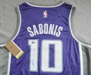 Domantas Sabonis Autogramm signed Trikot Beckett COA Sacramento Kings NBA - Bild 1 von 7