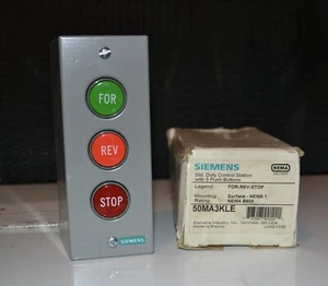 Siemens 50MA3KLE Std. Dienstleitstand mit 3 Drucktasten - Bild 1 von 4