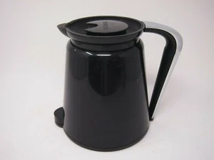 Jarra térmica de repuesto Keurig 2.0 32 oz negra con mango cromado plateado - Imagen 1 de 7