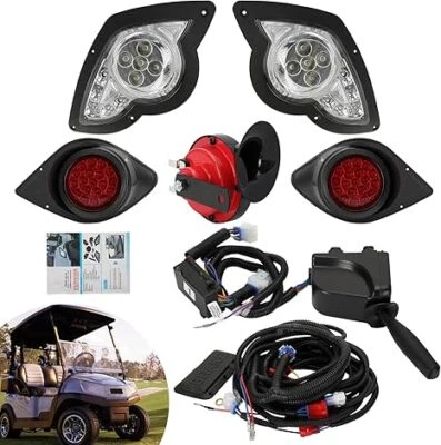 Kit de faros LED y luces traseras compatibles para carro de golf Yamaha G29 Drive 2007-2016 Foto 1 de 4