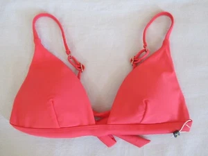NEU VITAMIN A "Stella" Bralette Bikini Oberteil Größe M (8) in Eco Fire Coral 99 $ - Bild 1 von 5