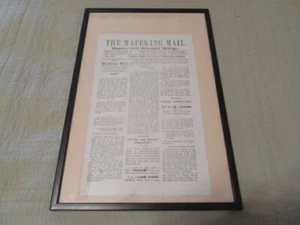 Baden-Powell The Mafeking Mail Framed May lst 1900 TH4 - Foto 1 di 3