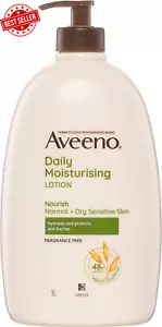Daily Moisturising Non-Greasy Fragrance Free Body Lotion 48-Hour Hydration Sooth - Picture 1 of 12