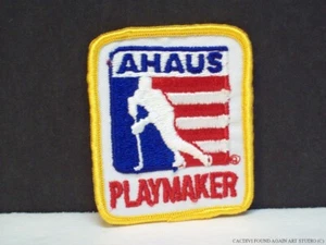 Parche vintage de la Asociación de Hockey Amateur de los Estados Unidos AHAUS insignia de creador de juegos EE. UU. - Imagen 1 de 3