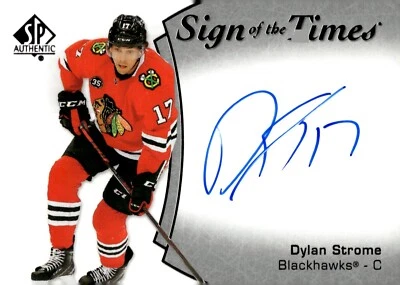 Dylan Strome - 2021-22 Upper Deck SP Authentic Sign Of The Times Card #SOTT-DS - Image 1 of 2