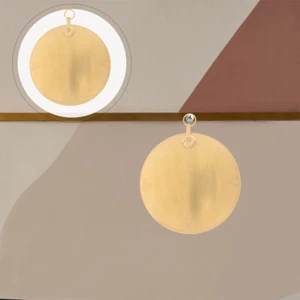 Bronze Mirror Pendant Office Decorative Mirrors for Wall Entryway - Picture 1 of 12