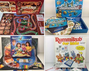 Bundle x4 Kids Games Jumanji, Rummikub, Scotland Yard Junior. Rocket To Infinity - Picture 1 of 24