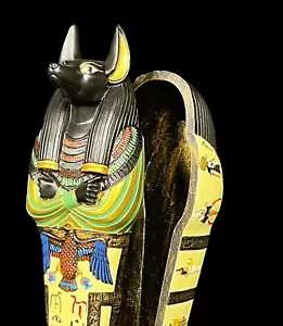 Geformtes einzigartiges Grab des ägyptischen Doktors Anubis Schakal Gott der Mumifizierung - Bild 1 von 9