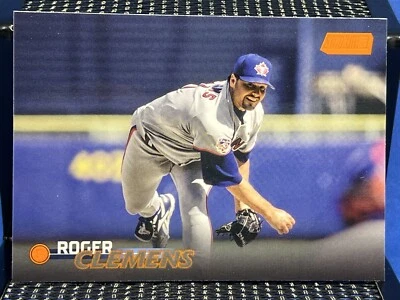 2023 Topps Stadium Club ROGER CLEMENS Blue Jays Orange Parallel 002/199 - Image 1 of 2