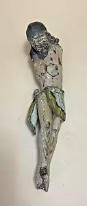 Nineteenth Century Mexican Carved Wooden Polychrome Cristos Christ Statue - Picture 1 of 19