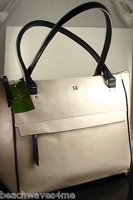 Bolso de hombro Kate Spade Grant Park Alida de cuero cemento precio de venta sugerido por el fabricante 378 USD nuevo con etiquetas Foto 1 de 4