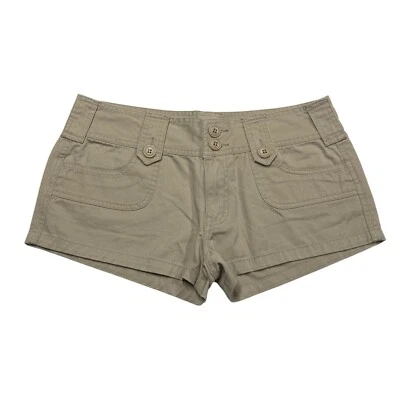 Derek Heart | Pantalones cortos chinos beige tiro medio | Juniors talla 9 Foto 1 de 4