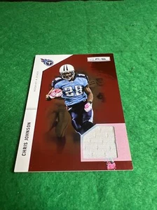 2011 Rookies and Stars Longevity Materials Ruby #143 Chris Johnson/299 - Picture 1 of 3