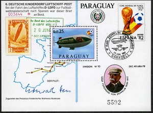 Paraguay 1983 Fuji Blimp Souvenir Sheet MNH (SC# C522) - Bild 1 von 2