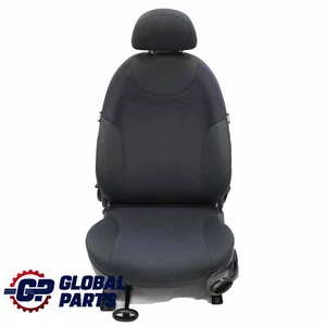 Mini Cooper R50 Sedile Anteriore Sinistro In Tessuto Molette Panther Black - Imagen 1 de 12