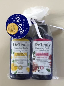 Dr Teal's Schaumbad präbiotisch Zitrone & Granatapfel schwarze Johannisbeere Geschenkpackung Neu mit Etikett - Bild 1 von 2
