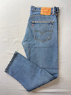 Levi's 505 Regular Vintage 100% Cotton Denim Jeans. Perfectly Broken In, 33X28.5