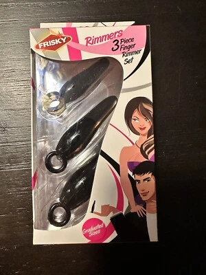 Frisky Rimmers Juego de 3 recortadoras de dedos Unisex Anal Butt Plug Juguete sexual Foto 1 de 2