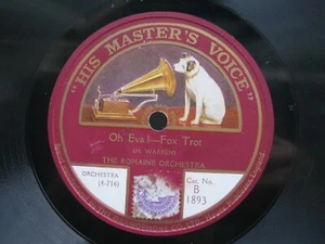 ROMAINE ORCHESTRA ( SAVOY ORPHEANS) OH EVA! / THE RAT STEP 1924 UK HMV B1893 - Picture 1 of 12