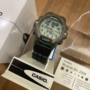 Casio ABX-23UB-3BV Twincept Telememo Rare Vintage Digital Watch NOS - Picture 1 of 15
