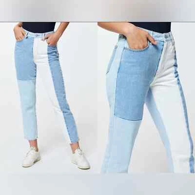 NEW PacSun Hopper Patch Mom Jeans Denim Women’s Size 26 - Image 1 of 4