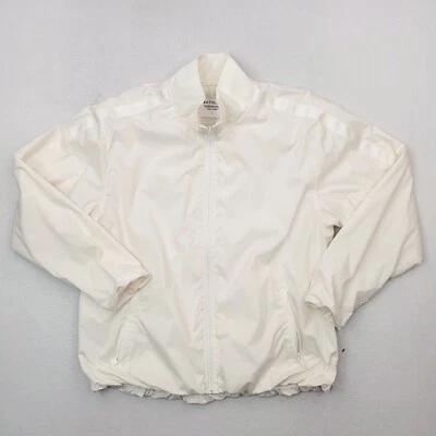 Athleta Jacket Womens Large Cream Sightseer Lace Windbreaker Lightweight Vented - Image 1 of 4