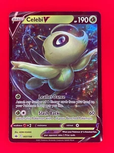 Pokémon JCC Celebi V 007/198 Chilling Reign Ultra Raro Inglés Casi Nuevo 2021 - Imagen 1 de 2