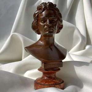 Antiguo compositor de piano de Beethoven retrato estatua escultura figura música - Imagen 1 de 9