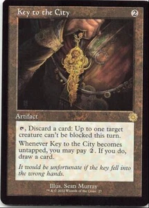 2022 Magic the Gathering The Brothers' War Key to the City - Picture 1 of 2