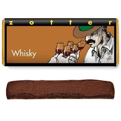 Zotter Handgeschöpfte Schokolade Whisky 70 G (100 G = 5,86 €) • 4.10€