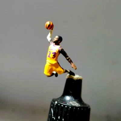 Jugador de baloncesto #1 HO 1:87 figura en miniatura no preiser Foto 1 de 4