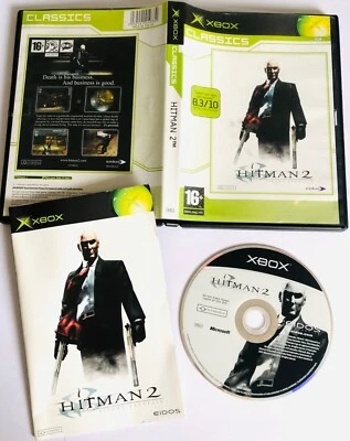 XBOX Classics Hitman 2 Silent Assassin Microsoft Game PAL 16+ 2002 Boxed Video - Image 1 of 4