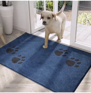 PURRUGS Dirt Trapper Door Mat 24"x35.5" Non-Slip Machine Washable Entry Rug - Picture 1 of 8