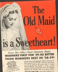 Filmwerbung von Motion Picture Herald 1939 - Das alte Dienstmädchen ist ein Schatz-----49 - Bild 1 von 2