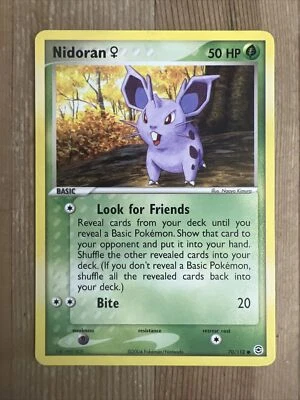 Nidoran 70/112 - Ex Fire Red & Leaf Green Pokemon Card TCG VLP - Image 1 of 2