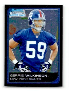 2006 Bowman Chrome #55 Gerris Wilkinson RC New York Giants - Picture 1 of 2