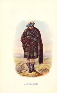 CLAN  MacLennan, Original print 1899 by R R McIan: SCOTLAND, SCOTTISH CLANS - Picture 1 of 1