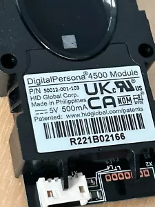 Digital Persona 4500 Version 1.0.3 Fingerprint Reader 50012-001-103 Biometric - Picture 1 of 4