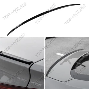 For Audi A5/S5 2018-2025 ABS Glossy Black Rear Spoiler Tail Trunk Lip Wing Bar - Picture 1 of 9