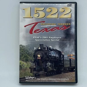 1522 Galloping Through Texas DVD Pentrex Train Railroad BNSF 2001 Frisco Steam - Picture 1 of 4