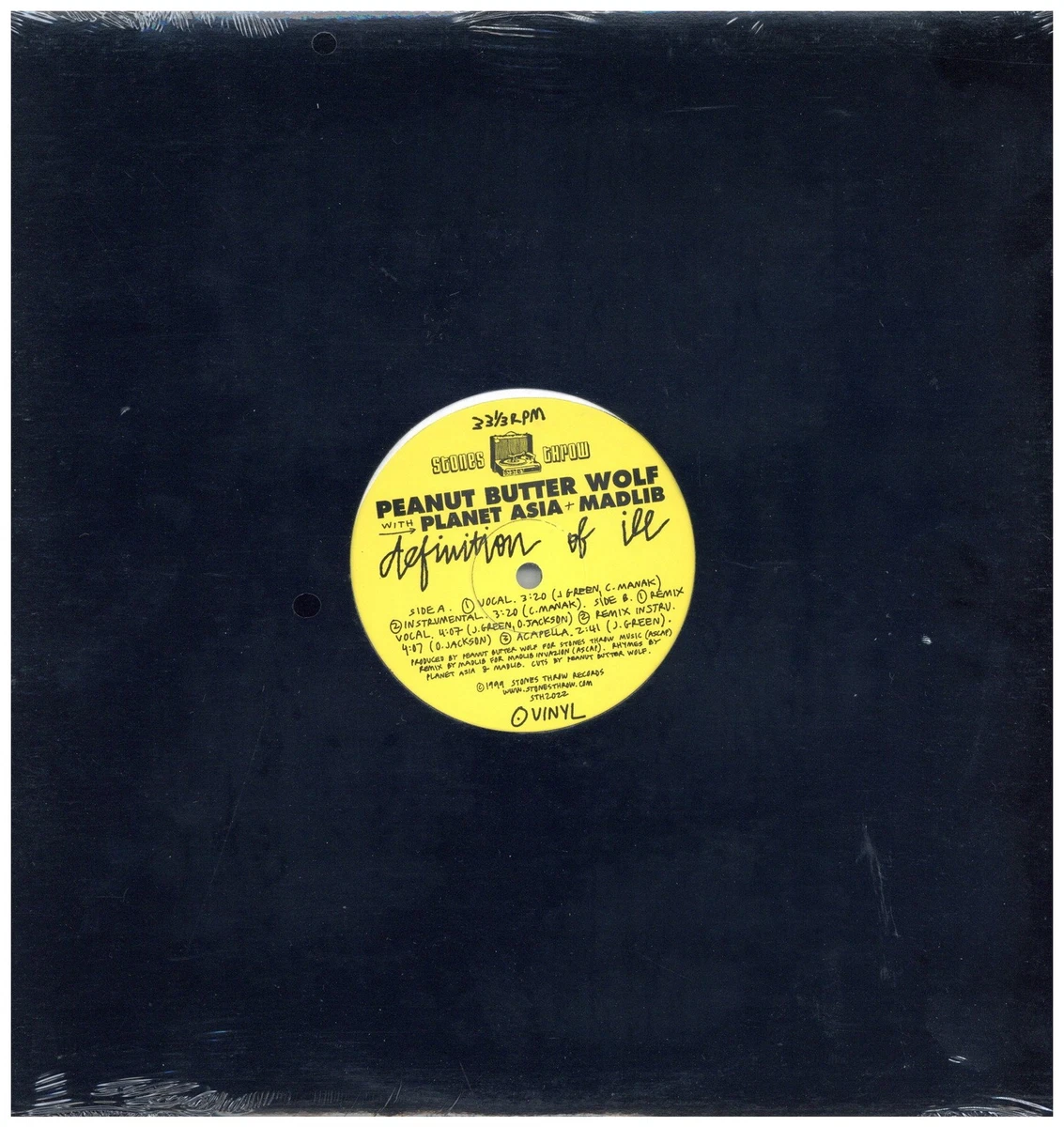 Stones Throw Single Vinyl Records for sale | eBay