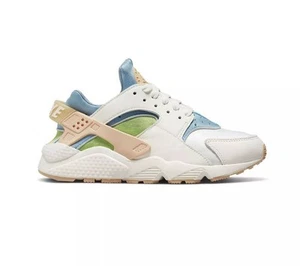 Women's Nike Huarache SE Sail/Blue/Green/Orange (DQ0117 100) - 6.5 - Picture 1 of 5