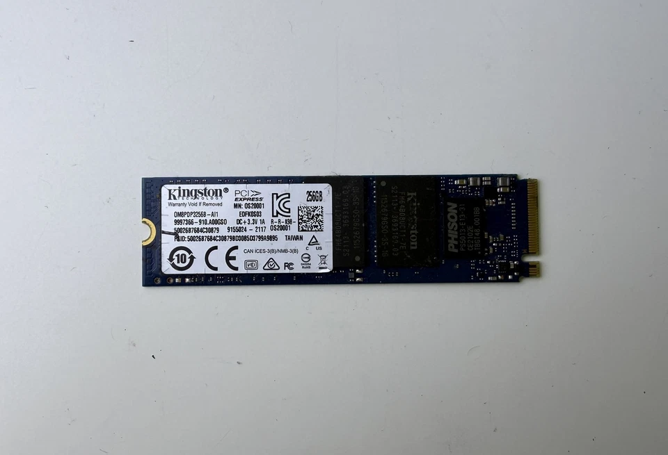 Kingston 128GB SSD M.2 2280 NVMe PCIe OM8PDP3128B-AA1 9997336 - Image 1 of 1