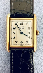 CARTIER Tank Vermeil, 1991, Traumhafte Damenuhr von CARTIER NEW YORK CITY - Bild 1 von 6