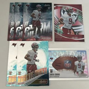 Lote de novato Absolute Football Emeka Egbuka 2025 rojo verde e inserciones Bucaneros - Imagen 1 de 1