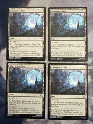 4x Emergence Zone- War of the Spark- NM- Mtg Magic The Gathering- Playset - Image 1 of 2