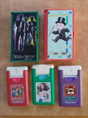 Monopoly Cluedo Compact Board Game for Travel + Card Games Bundle FREEPOST  - Image 1 of 4