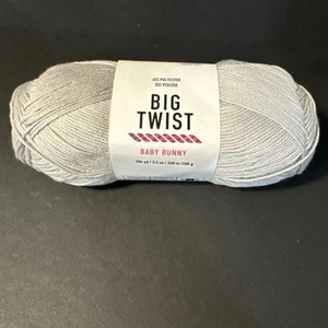 Joann Big Twist Baby Bunny Yarn Light Gray, New, Discontinued - Picture 1 of 6